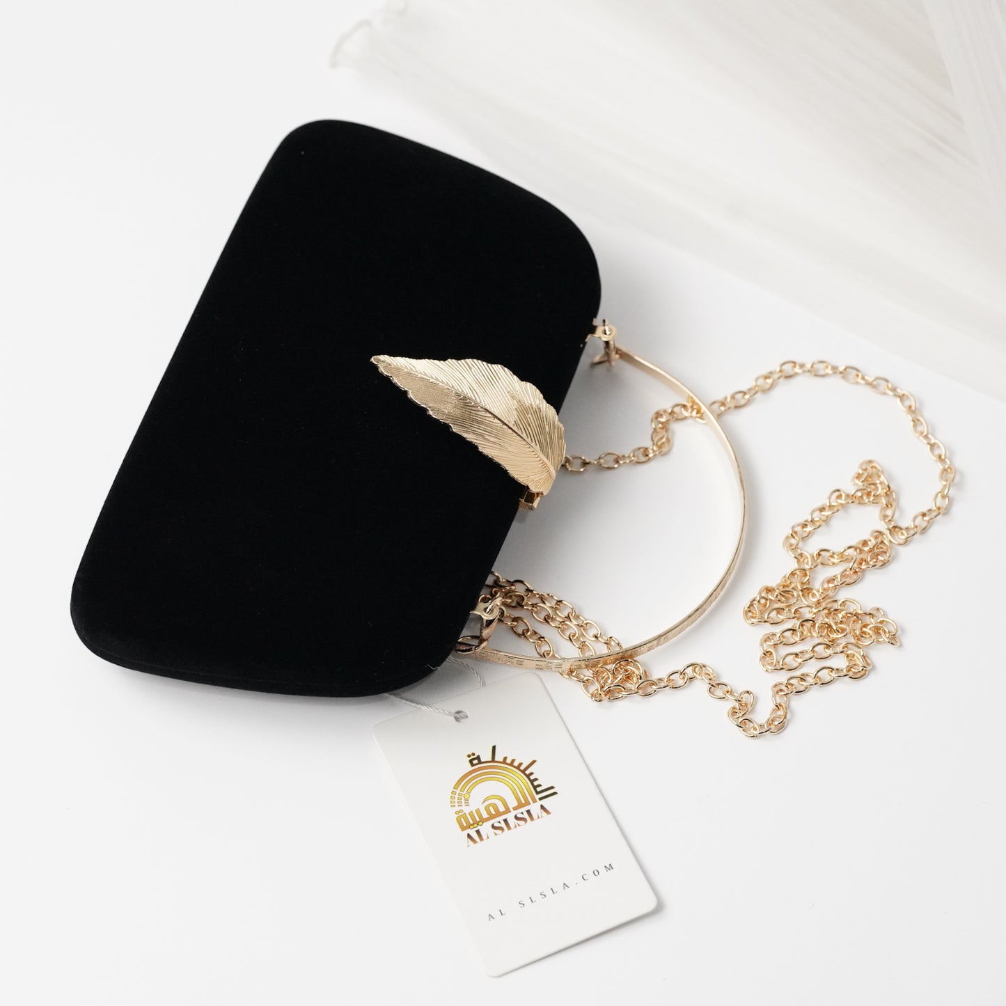 حقيبة سهرة فكتورية اسود