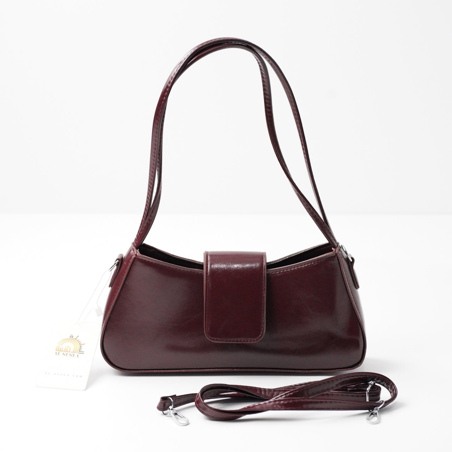 حقيبة الجلد الطري الكرزمع سير